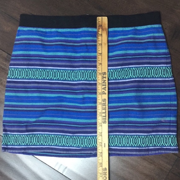 American Eagle mini skirt zipper back elastic high waist - Picture 5 of 7